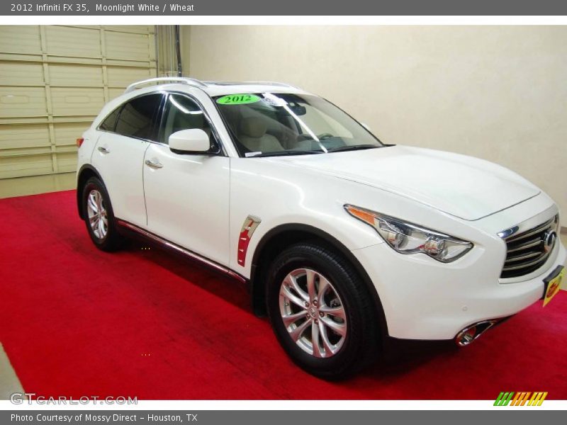 Moonlight White / Wheat 2012 Infiniti FX 35