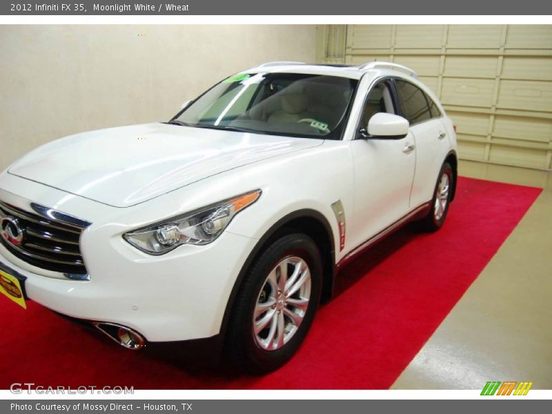 Moonlight White / Wheat 2012 Infiniti FX 35