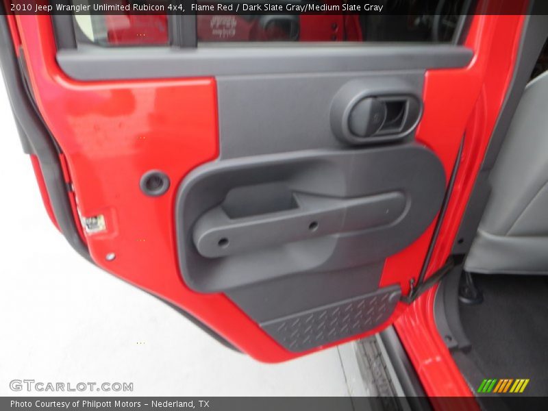Flame Red / Dark Slate Gray/Medium Slate Gray 2010 Jeep Wrangler Unlimited Rubicon 4x4