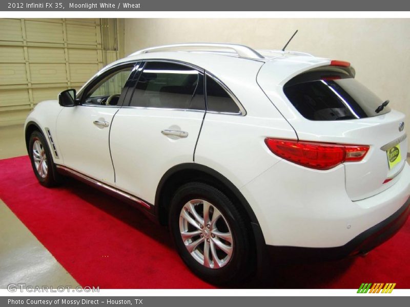 Moonlight White / Wheat 2012 Infiniti FX 35