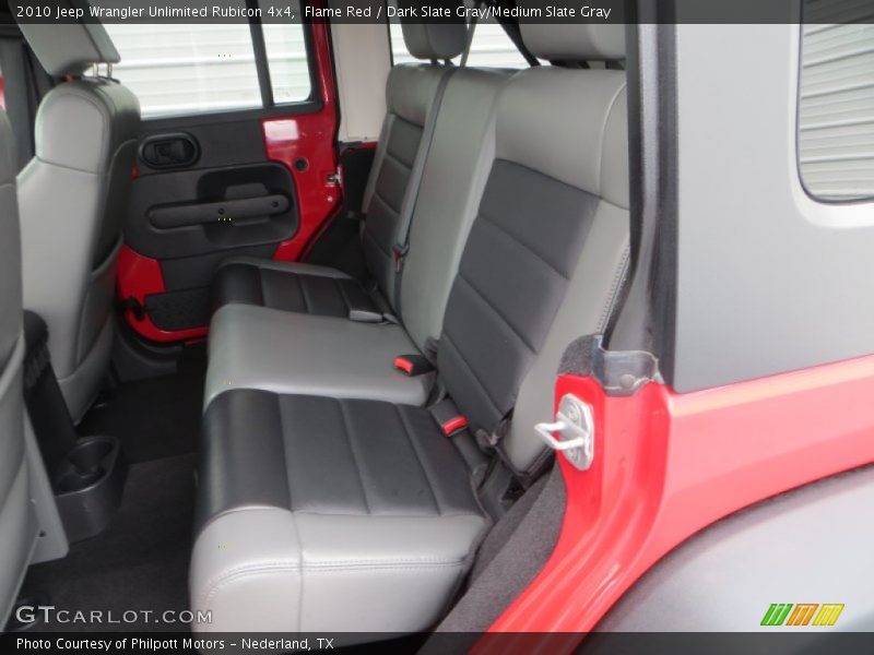 Flame Red / Dark Slate Gray/Medium Slate Gray 2010 Jeep Wrangler Unlimited Rubicon 4x4