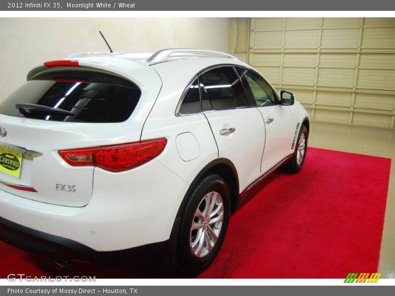 Moonlight White / Wheat 2012 Infiniti FX 35