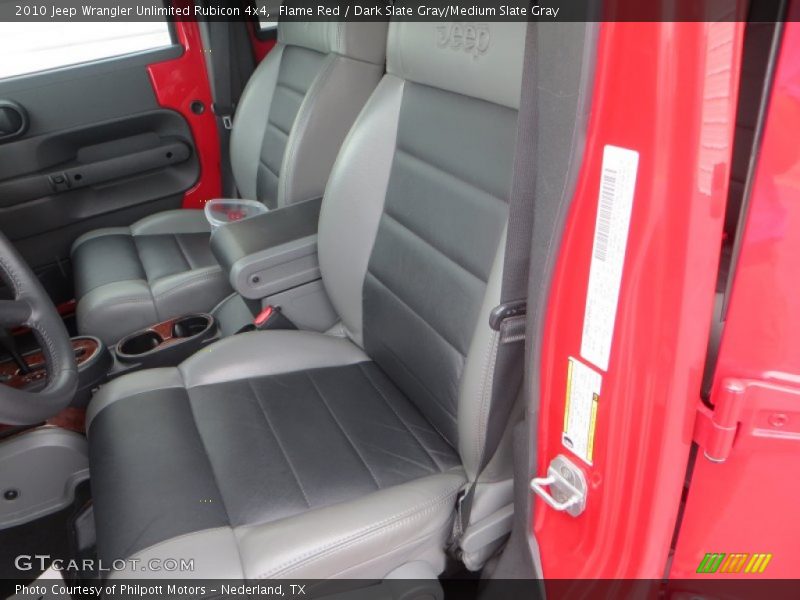 Flame Red / Dark Slate Gray/Medium Slate Gray 2010 Jeep Wrangler Unlimited Rubicon 4x4