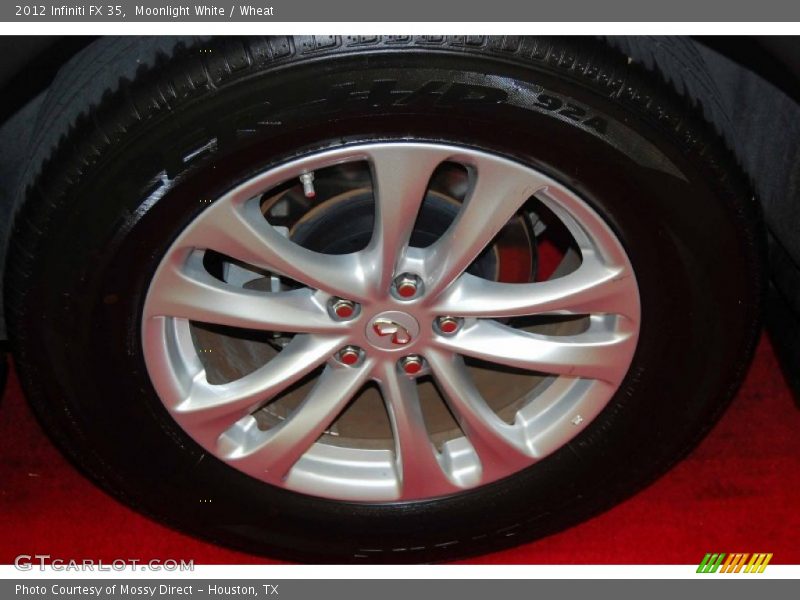 Moonlight White / Wheat 2012 Infiniti FX 35