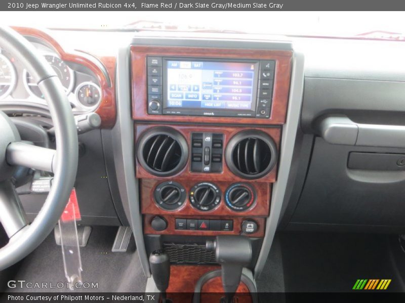 Flame Red / Dark Slate Gray/Medium Slate Gray 2010 Jeep Wrangler Unlimited Rubicon 4x4