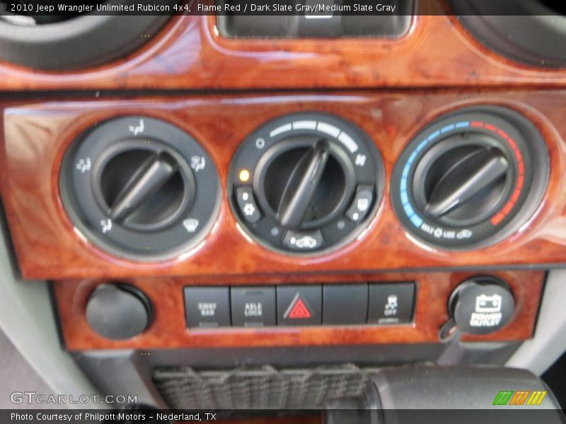 Flame Red / Dark Slate Gray/Medium Slate Gray 2010 Jeep Wrangler Unlimited Rubicon 4x4