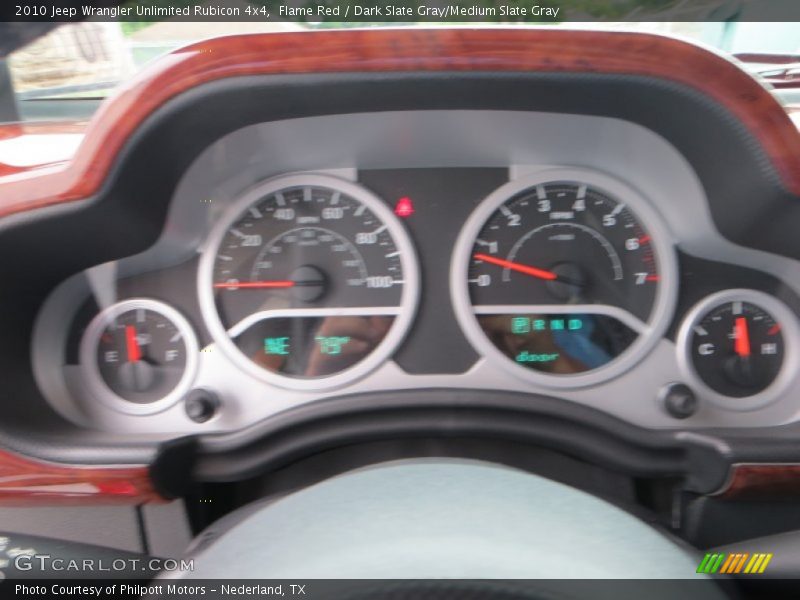 Flame Red / Dark Slate Gray/Medium Slate Gray 2010 Jeep Wrangler Unlimited Rubicon 4x4