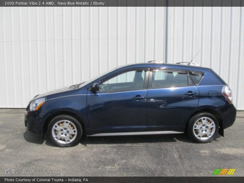Navy Blue Metallic / Ebony 2009 Pontiac Vibe 2.4 AWD