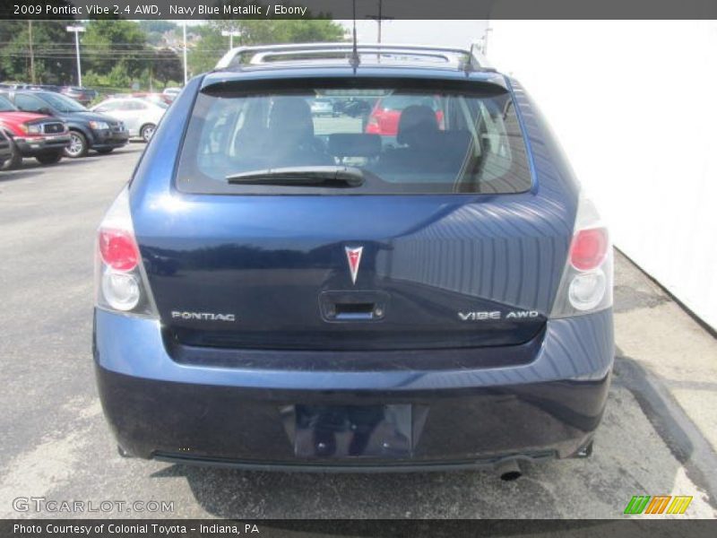 Navy Blue Metallic / Ebony 2009 Pontiac Vibe 2.4 AWD