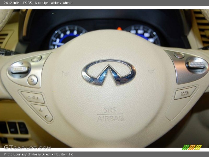 Moonlight White / Wheat 2012 Infiniti FX 35