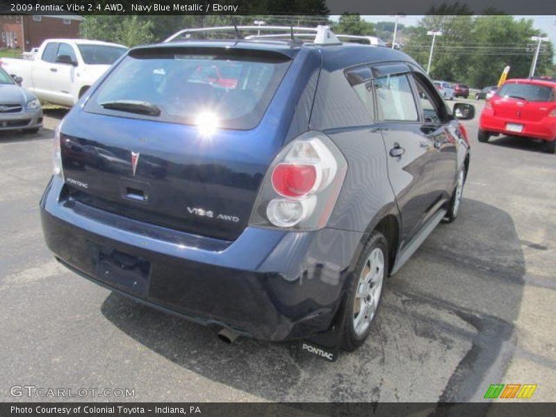 Navy Blue Metallic / Ebony 2009 Pontiac Vibe 2.4 AWD