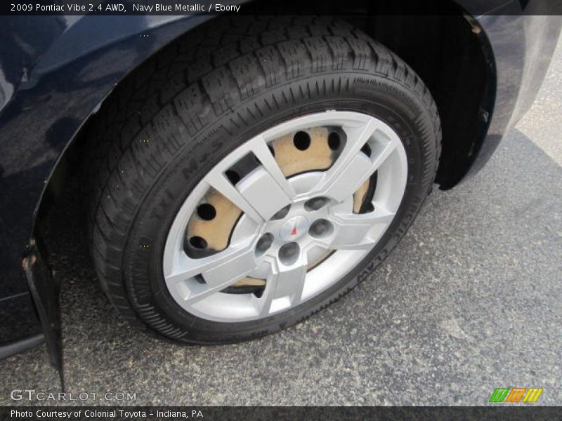 Navy Blue Metallic / Ebony 2009 Pontiac Vibe 2.4 AWD