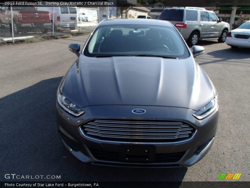 Sterling Gray Metallic / Charcoal Black 2013 Ford Fusion SE