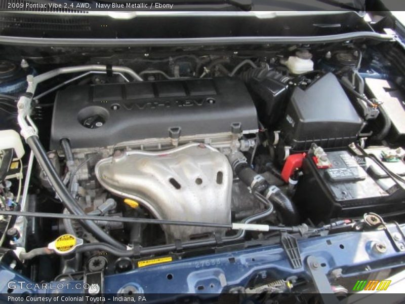 Navy Blue Metallic / Ebony 2009 Pontiac Vibe 2.4 AWD