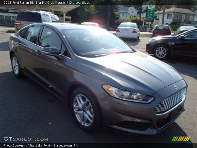 Sterling Gray Metallic / Charcoal Black 2013 Ford Fusion SE
