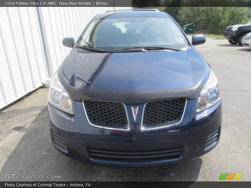 Navy Blue Metallic / Ebony 2009 Pontiac Vibe 2.4 AWD