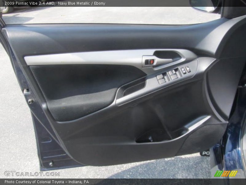 Navy Blue Metallic / Ebony 2009 Pontiac Vibe 2.4 AWD