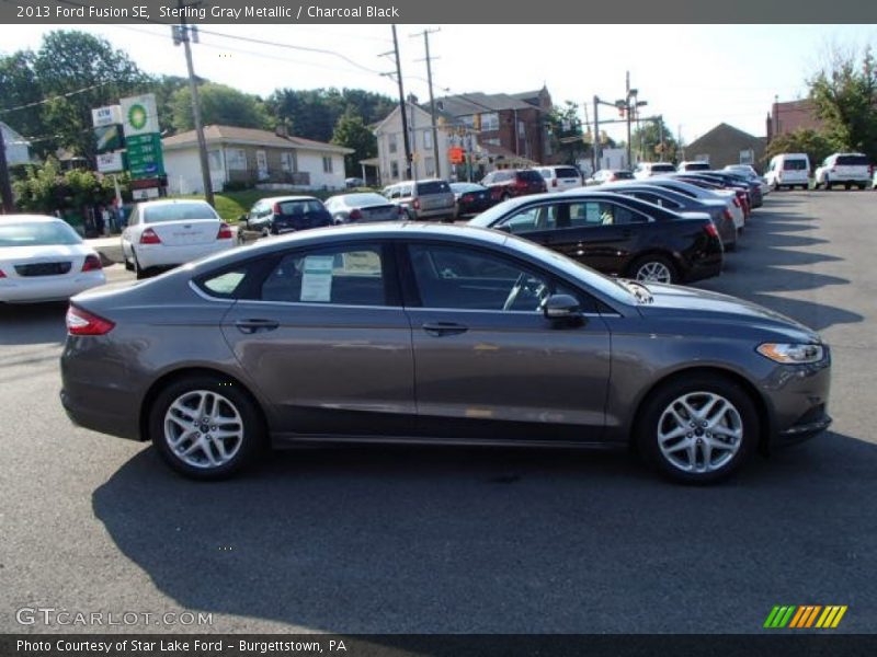 Sterling Gray Metallic / Charcoal Black 2013 Ford Fusion SE