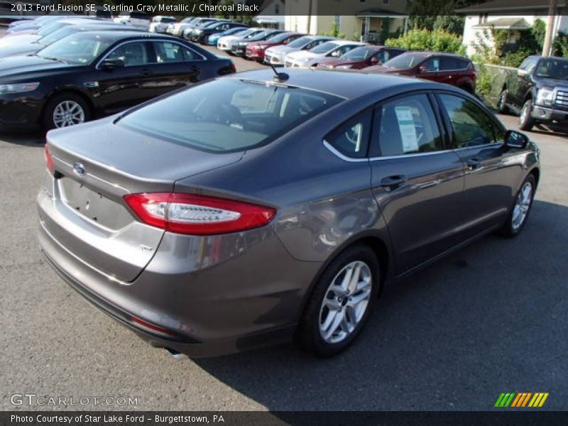 Sterling Gray Metallic / Charcoal Black 2013 Ford Fusion SE