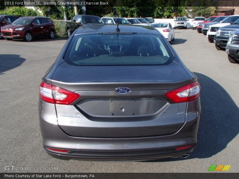 Sterling Gray Metallic / Charcoal Black 2013 Ford Fusion SE