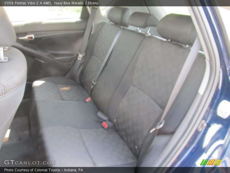 Navy Blue Metallic / Ebony 2009 Pontiac Vibe 2.4 AWD