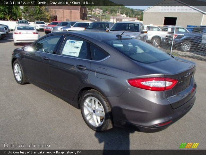 Sterling Gray Metallic / Charcoal Black 2013 Ford Fusion SE