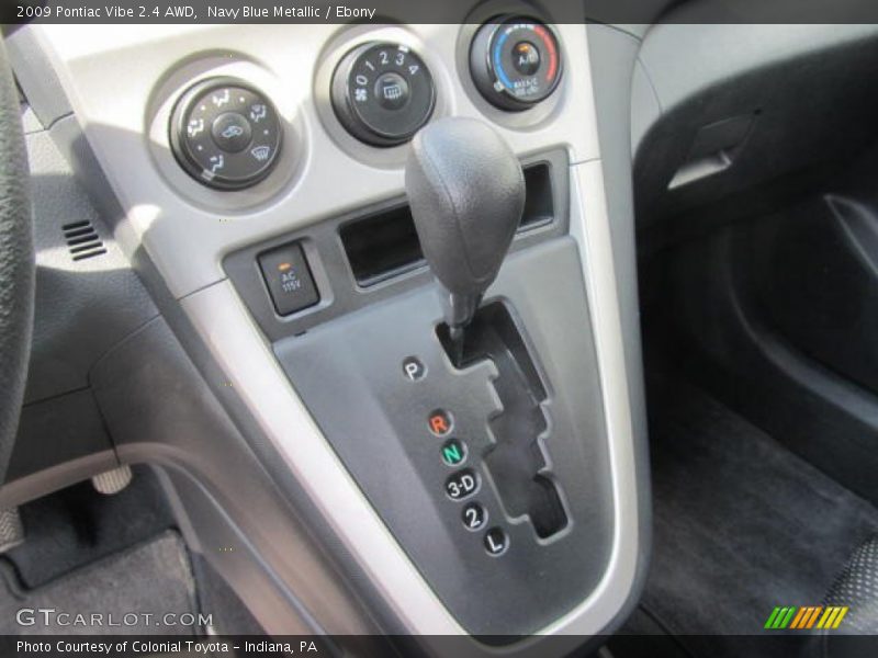 Navy Blue Metallic / Ebony 2009 Pontiac Vibe 2.4 AWD