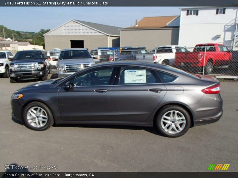 Sterling Gray Metallic / Charcoal Black 2013 Ford Fusion SE