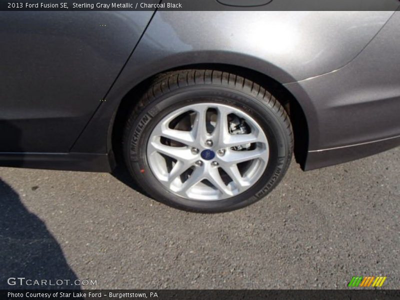 Sterling Gray Metallic / Charcoal Black 2013 Ford Fusion SE