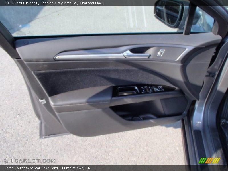 Sterling Gray Metallic / Charcoal Black 2013 Ford Fusion SE
