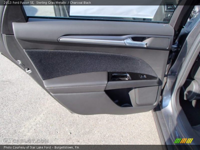 Sterling Gray Metallic / Charcoal Black 2013 Ford Fusion SE