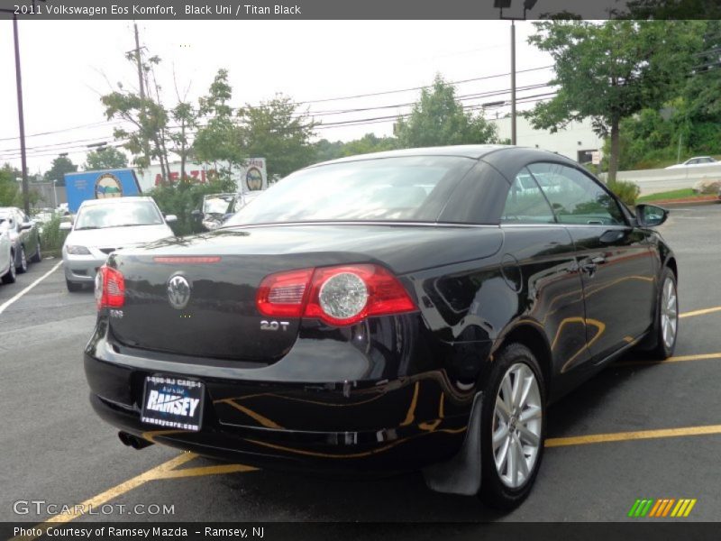 Black Uni / Titan Black 2011 Volkswagen Eos Komfort