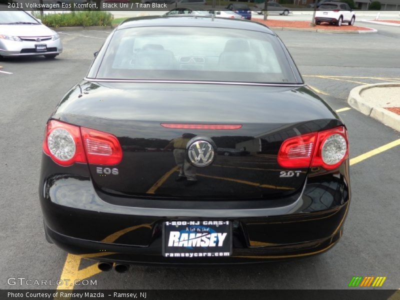 Black Uni / Titan Black 2011 Volkswagen Eos Komfort