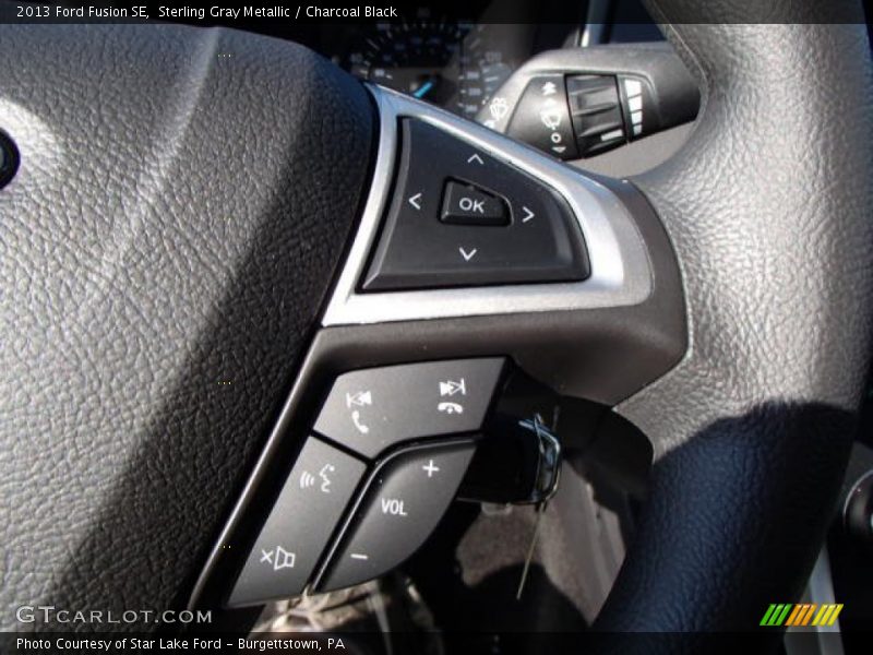 Sterling Gray Metallic / Charcoal Black 2013 Ford Fusion SE