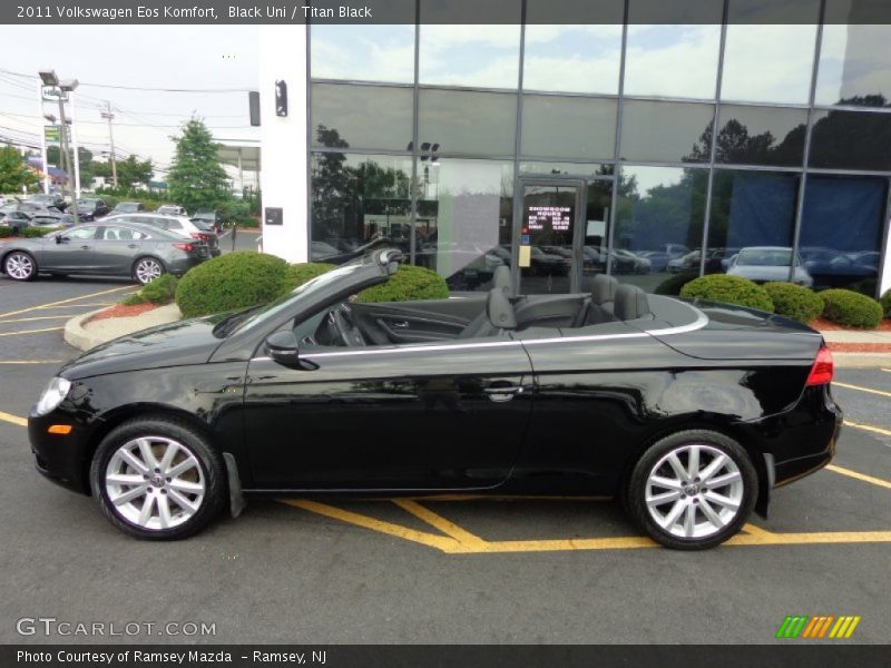 Black Uni / Titan Black 2011 Volkswagen Eos Komfort