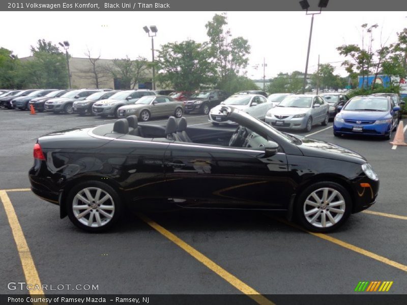 Black Uni / Titan Black 2011 Volkswagen Eos Komfort