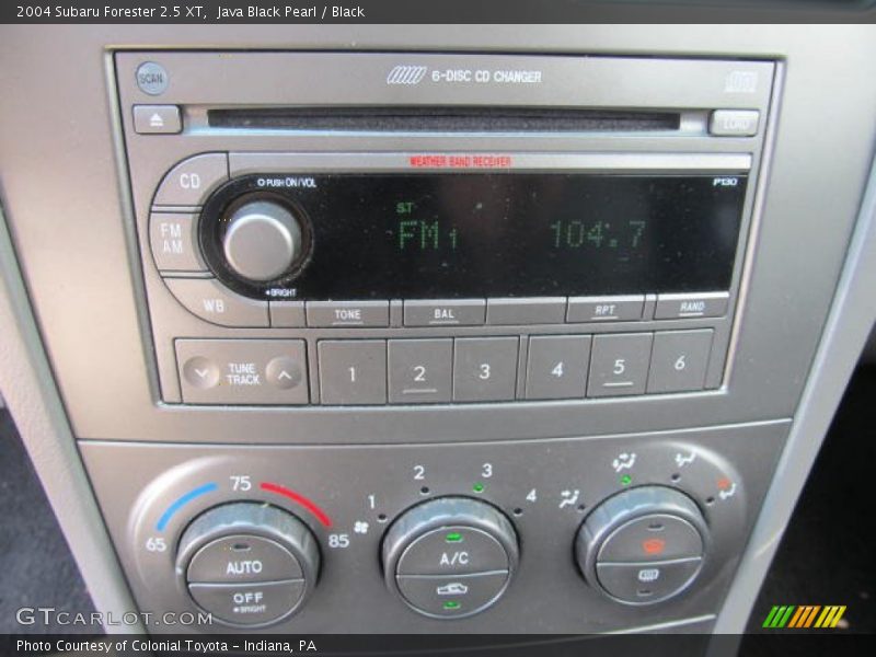 Java Black Pearl / Black 2004 Subaru Forester 2.5 XT