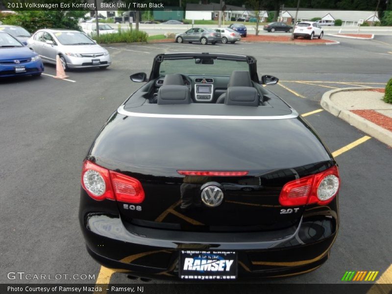 Black Uni / Titan Black 2011 Volkswagen Eos Komfort