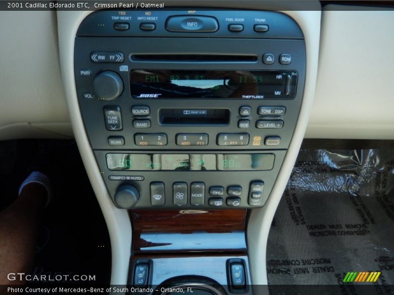 Controls of 2001 Eldorado ETC