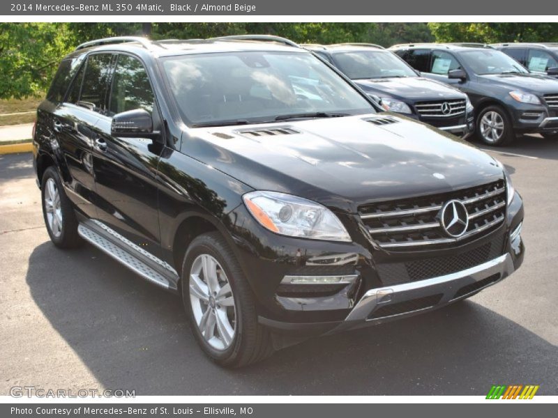 Black / Almond Beige 2014 Mercedes-Benz ML 350 4Matic