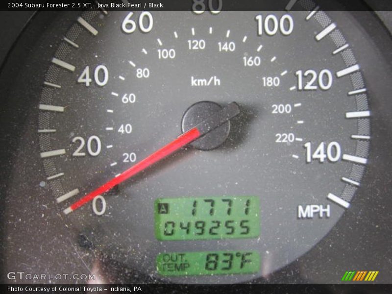 Java Black Pearl / Black 2004 Subaru Forester 2.5 XT
