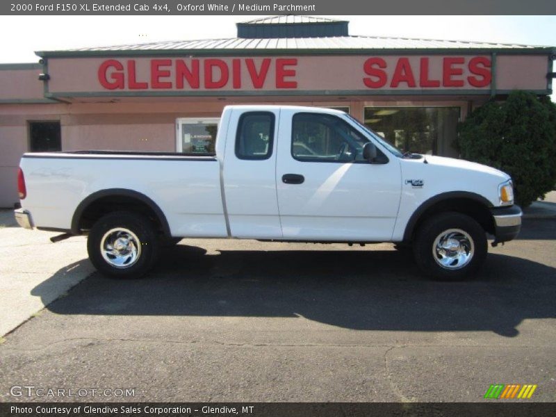 Oxford White / Medium Parchment 2000 Ford F150 XL Extended Cab 4x4