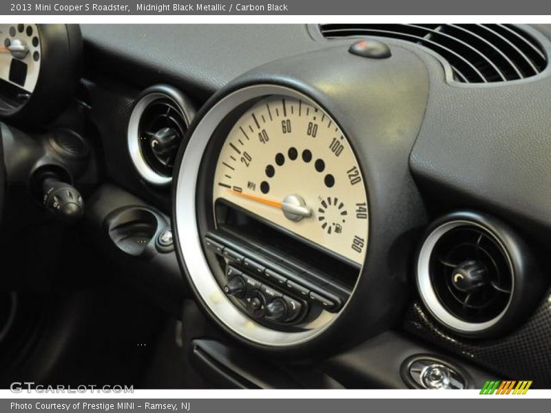 Midnight Black Metallic / Carbon Black 2013 Mini Cooper S Roadster