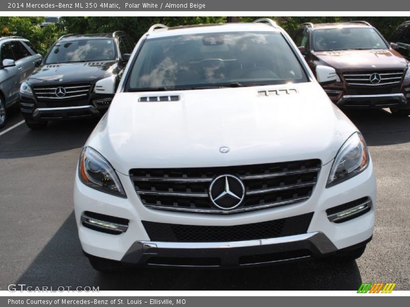 Polar White / Almond Beige 2014 Mercedes-Benz ML 350 4Matic