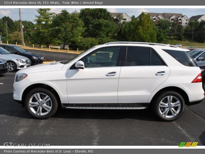 Polar White / Almond Beige 2014 Mercedes-Benz ML 350 4Matic