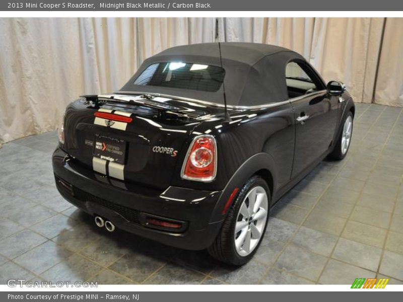 Midnight Black Metallic / Carbon Black 2013 Mini Cooper S Roadster