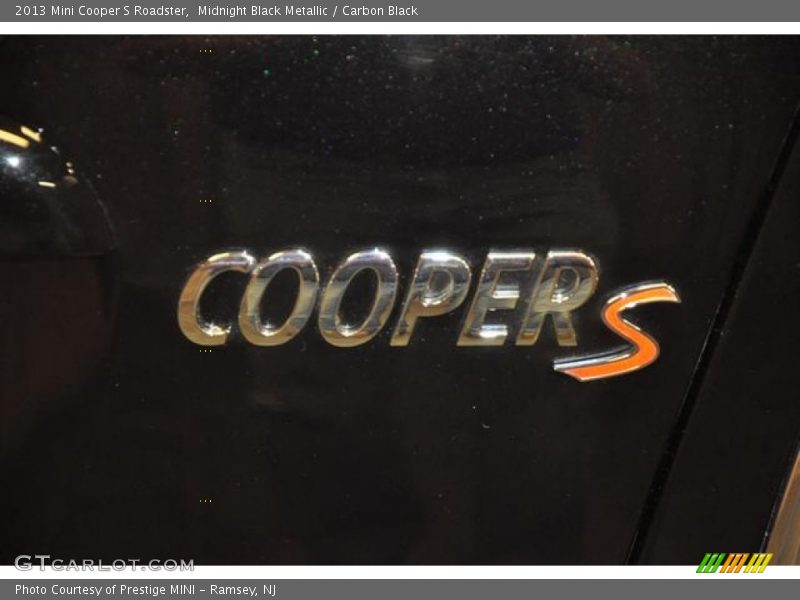 Midnight Black Metallic / Carbon Black 2013 Mini Cooper S Roadster
