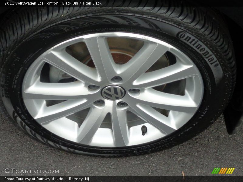 Black Uni / Titan Black 2011 Volkswagen Eos Komfort