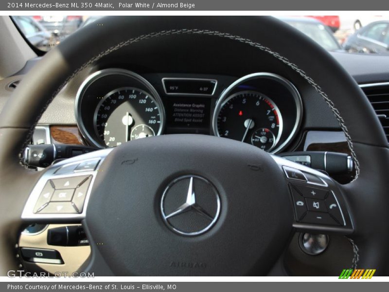 Polar White / Almond Beige 2014 Mercedes-Benz ML 350 4Matic