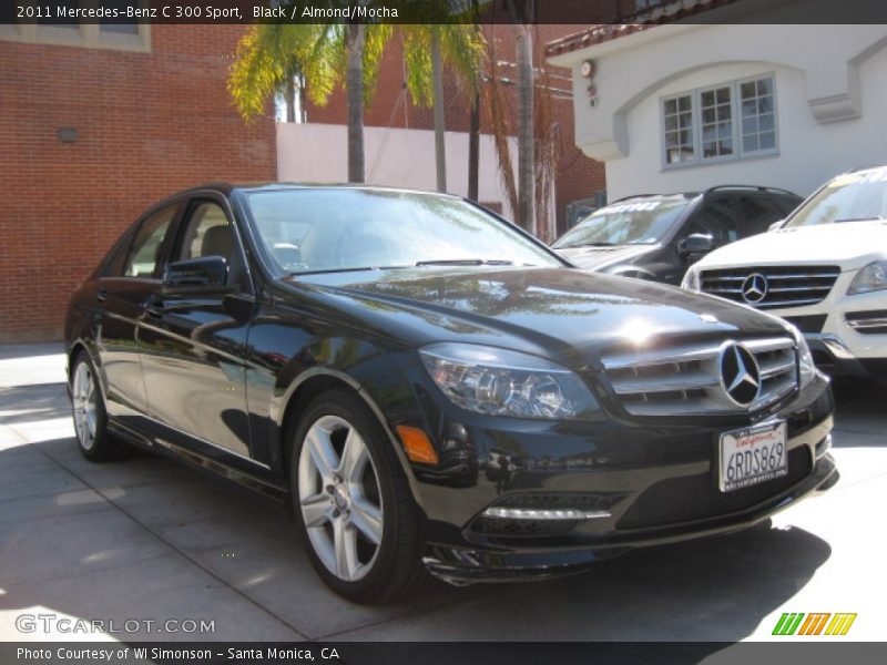 Black / Almond/Mocha 2011 Mercedes-Benz C 300 Sport